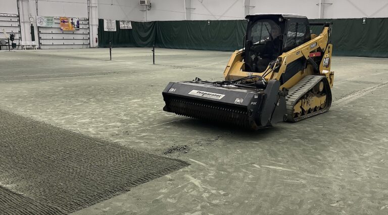 Courts getting resurfaced!