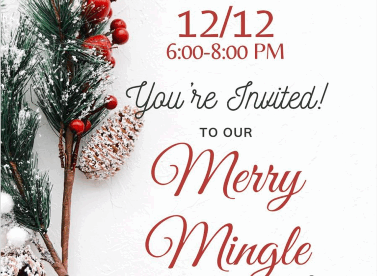 INVITATION TO OUR MERRY MINGLE