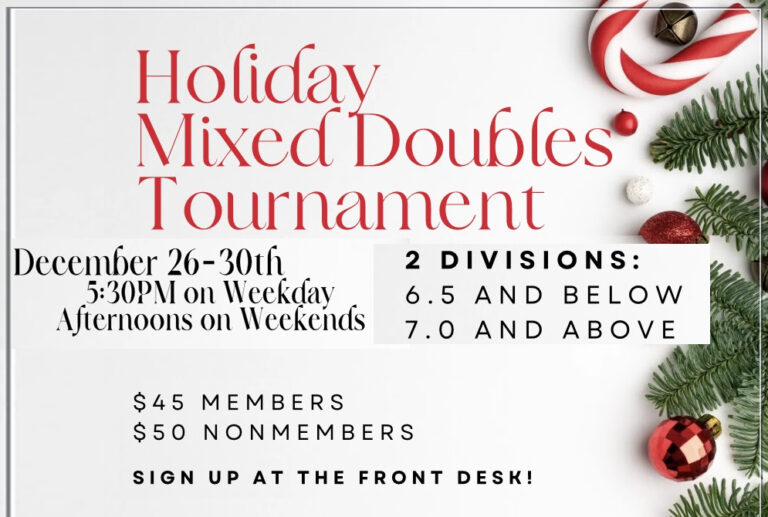 Mixed Doubles Tourney